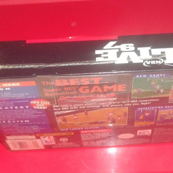 NBA LIVE 97 SNES SEALED BY ORIGINAL MANUFACTURER - Picture 2 of 6